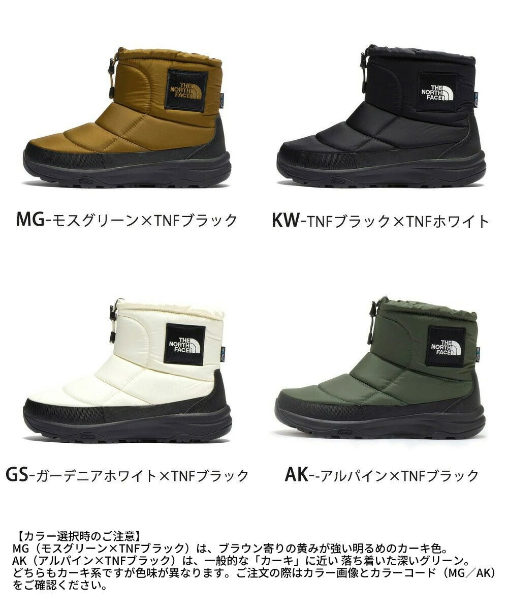 THE NORTH FACE ヌプシ ブーティ ウォータープルーフ ロゴ ショート