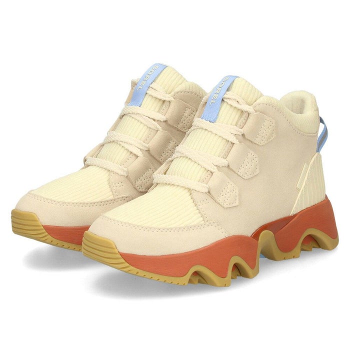 ソレル スニーカー レディース キネティックインパクト カリブープラス SOREL NL5128 ミドルカット 防水 本革 防滑 軽量 厚底 防寒 保温 