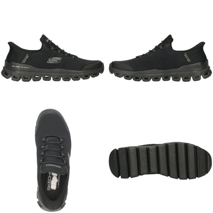 スケッチャーズ スリップインズ メンズ スリッポン スニーカー ハンズフリー ローカット すぐ履ける 履きやすい SKECHERS Slip-ins 233011 グライド ステップ ゼフィール GLIDE STEP ZEFYR BBK NVY GRY ブラック ネイビー グレー バーガンディ ノーマル幅 運動靴 ゴム紐