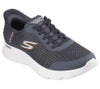 スケッチャーズ スリップインズ メンズ スニーカー 幅広 ハンズフリー スリッポン ウォーキングシューズ SKECHERS Slip-ins ゴーウォーク フレックス ハンズ アップ 216324WW ブラック グレー ブラウン 履きやすい 靴 ゴム紐 5E相当 黒