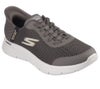 スケッチャーズ スリップインズ メンズ スニーカー 幅広 ハンズフリー スリッポン ウォーキングシューズ SKECHERS Slip-ins ゴーウォーク フレックス ハンズ アップ 216324WW ブラック グレー ブラウン 履きやすい 靴 ゴム紐 5E相当 黒