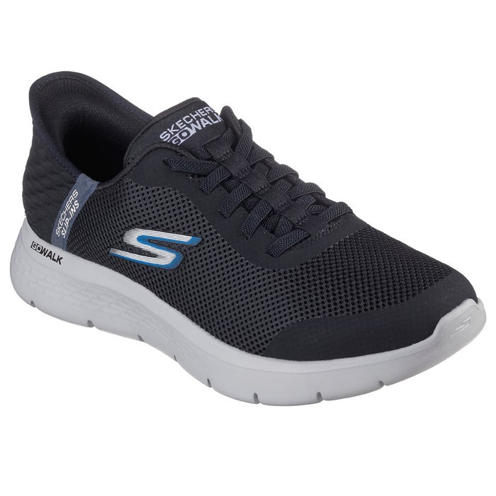 スケッチャーズ スリップインズ メンズ スニーカー 幅広 ハンズフリー スリッポン ウォーキングシューズ SKECHERS Slip-ins ゴーウォーク フレックス ハンズ アップ 216324WW ブラック グレー ブラウン 履きやすい 靴 ゴム紐 5E相当 黒
