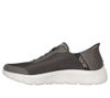 スケッチャーズ スリップインズ メンズ スニーカー 幅広 ハンズフリー スリッポン ウォーキングシューズ SKECHERS Slip-ins ゴーウォーク フレックス ハンズ アップ 216324WW ブラック グレー ブラウン 履きやすい 靴 ゴム紐 5E相当 黒