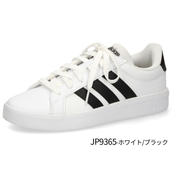 アディダス グランドコート 3.0 J adidas スニーカー キッズ レディース KK3791 KJ4367 JP9365 JP9366 JP9110 GRAND COURT 3.0 J ジュニア ホワイト ブラック 靴 通学 通勤 タウンユース 軽量 シンプル