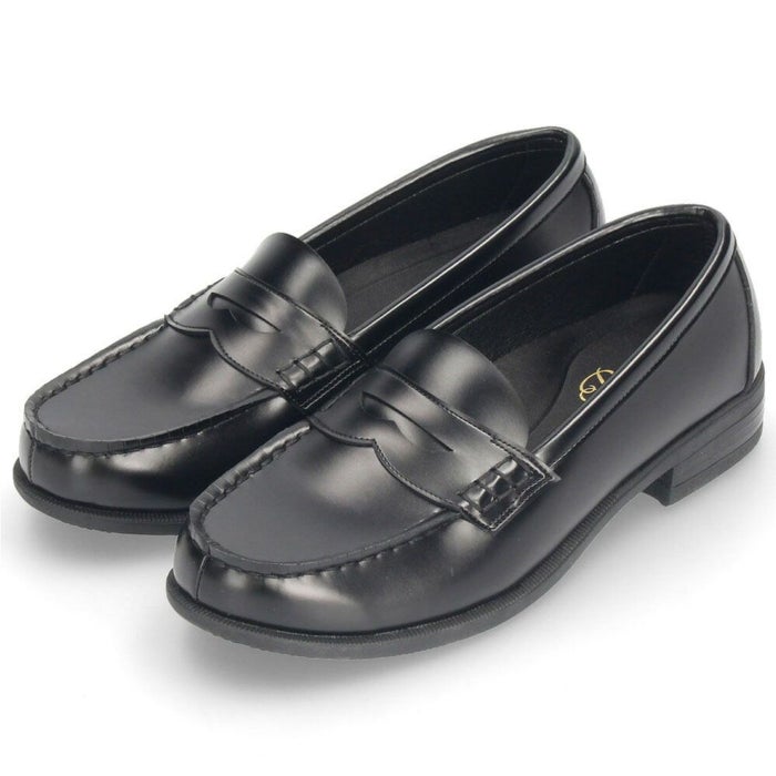 ローファー 学生 レディース 滑らない 屈曲 黒 茶色 通学 学生靴 痛くない 柔らかい 人工皮革 卒業式 入学式 中学生 高校生 パレード Parade 991101 ブラック ブラウン