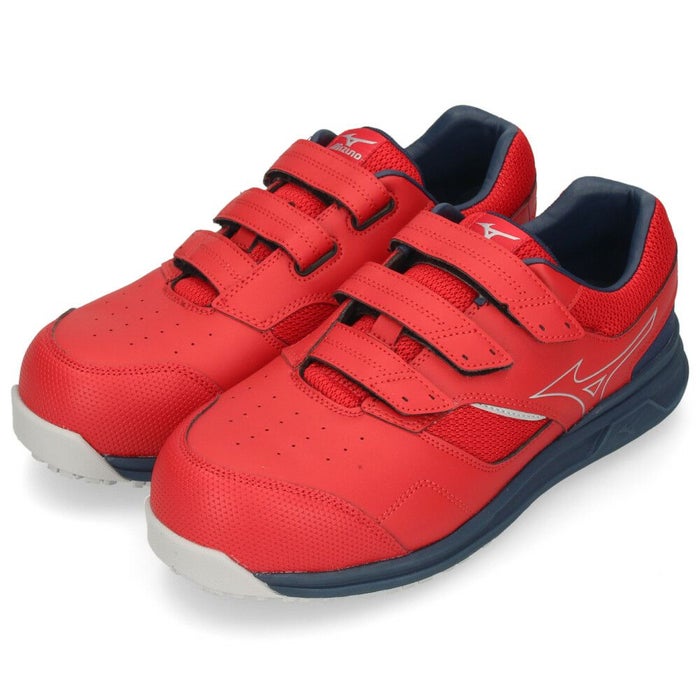 ミズノ 安全靴 オールマイティ LSII 21L WIDE ベルト ローカット ワーキング 作業靴 メンズ F1GA2508 62 33 09 MIZUNO スニーカー 黒 4E 幅広 2025春夏新作  