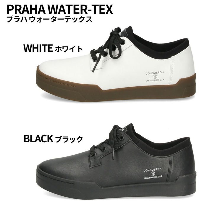 コンカラー シューズ プラハ ウォーターテック 916 917 conqueror shoes PRAHA WATER-TEX メンズ スニーカー 靴 防水 通気性 クッション性 カジュアル URBAN FIT