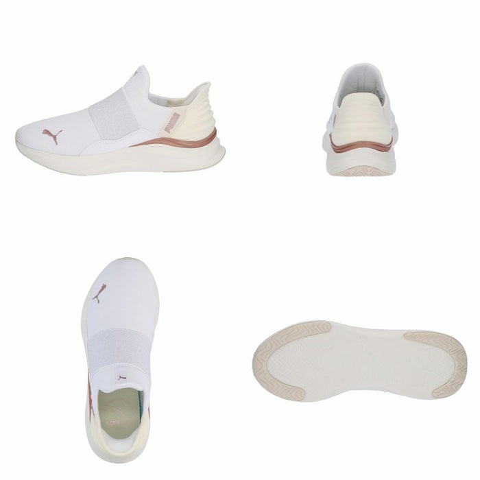 プーマ スニーカー レディース スリッポン 厚底 ハンズフリー 黒 白 PUMA ソフトライド ハーモニー イーズイン GL W ランニングシューズ 軽量 ワイド幅 311999