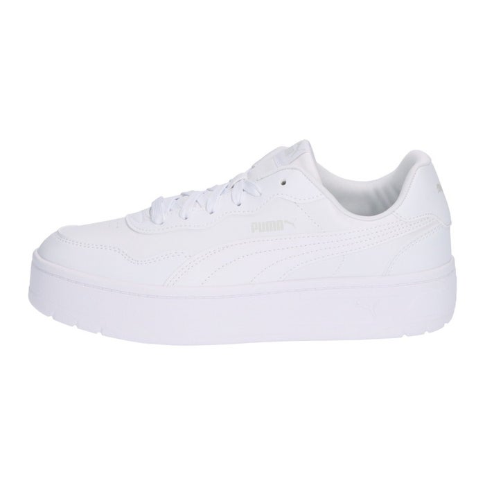 PUMA プーマ コート ラリー スカイ デニム フラワー 400368 407396 407397 レディース スニーカー 靴 Court Rally Sky ローカット 厚底 コートスニーカー