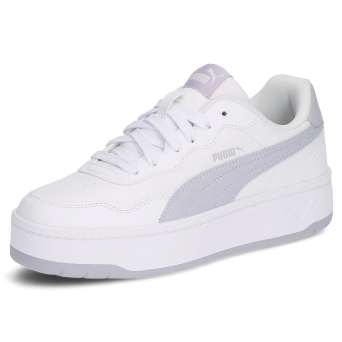 PUMA プーマ コート ラリー スカイ デニム フラワー 400368 407396 407397 レディース スニーカー 靴 Court Rally Sky ローカット 厚底 コートスニーカー
