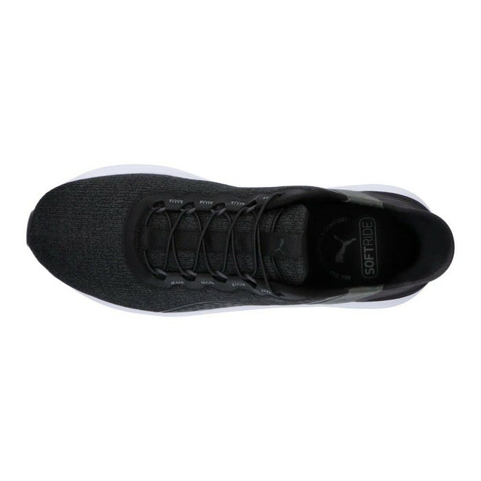 プーマ スニーカー メンズ レディース スリッポン 厚底 ハンズフリー 黒 PUMA ソフトライド クルーズ イーズイン ランニングシューズ 軽量 ワイド幅 311997