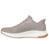 スケッチャーズ スリップインズ レディース スニーカー ハンズフリー 厚底 ゴム紐 スリッポン SKECHERS Slip-ins ボブス スクワッド 4 - ステイプル ルック 117624 BLK TPE ブラック トープ 黒 ノーマル幅
