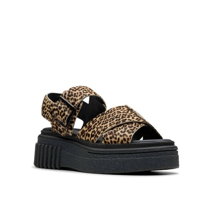 クラークス レディース サンダル 厚底 本革 アンクルストラップ Clarks Evamar Wish 26182050 26181199 26181202