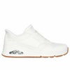 スケッチャーズ スリップインズ ハンズフリー スリッポン スニーカー レディース ウノ バンク シア Slip-ins SKECHERS 177117W UNO BANK SIA ブラック 黒 ホワイト 白 ワイド幅 履きやすい 紐靴 幅広 ゆったり