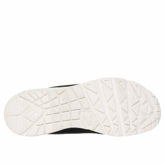 スケッチャーズ スリップインズ ハンズフリー スリッポン スニーカー レディース ウノ バンク シア Slip-ins SKECHERS 177117W UNO BANK SIA ブラック 黒 ホワイト 白 ワイド幅 履きやすい 紐靴 幅広 ゆったり