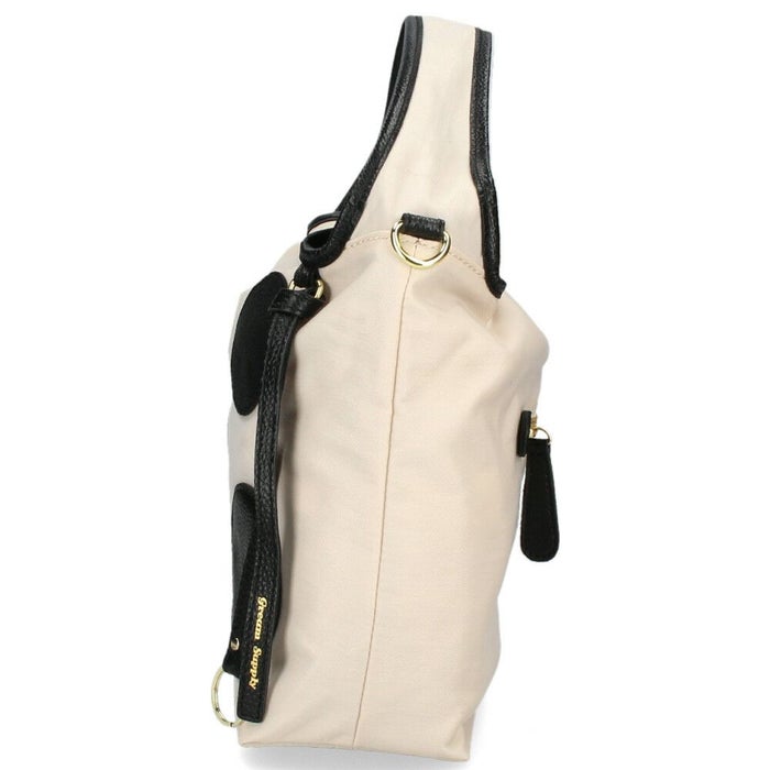 トートバック レディース リバーシブル 2WAY グリームサプライ greamsupply 31010 本革 レザー オフホワイト ブラック