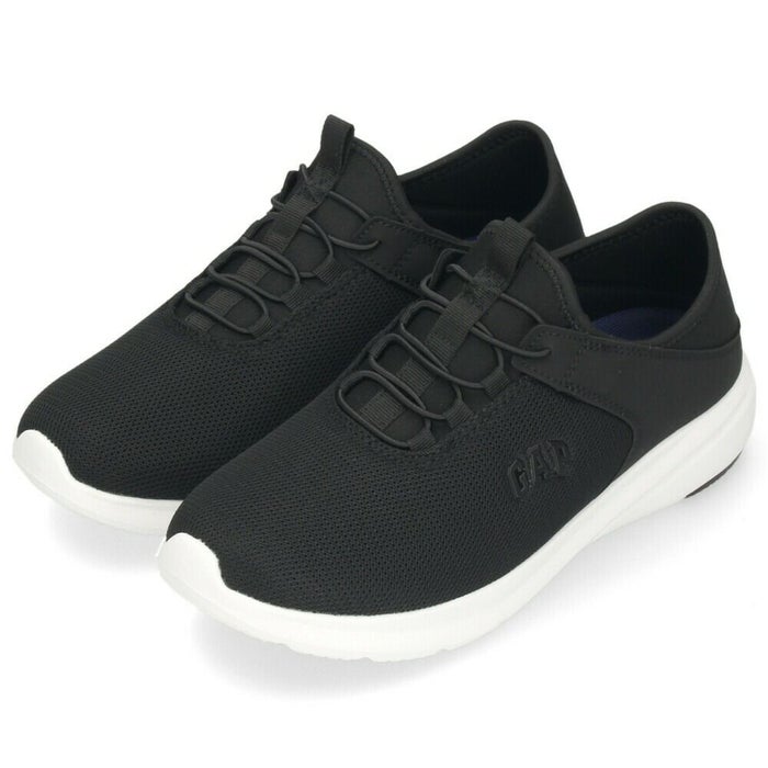 ギャップ スニーカー レディース メンズ 靴 スリッポン 黒 ブラック GPU22507 キックバック かかとが踏める 軽量 2WAY シンプル 歩きやすい GAP オフィス