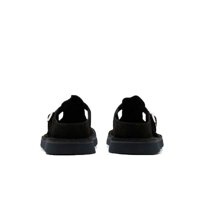 クラークス レザーサンダル メンズ 26180879 26180881 ソルスブリーミュール シューズ CLARKS スエード 黒 ブラック ブラウン 普段履き