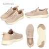 スニーカー レディース スリッポン 軽量 歩きやすい 疲れない 厚底 おしゃれ 靴 楽すぽっ ブラック ピンクベージュ 黒 グレー パレード Parade 91301