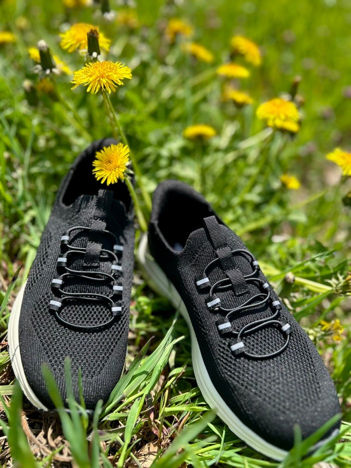 スニーカー レディース スリッポン 軽量 歩きやすい 疲れない 厚底 おしゃれ 靴 楽すぽっ ブラック ピンクベージュ 黒 グレー パレード Parade 91301