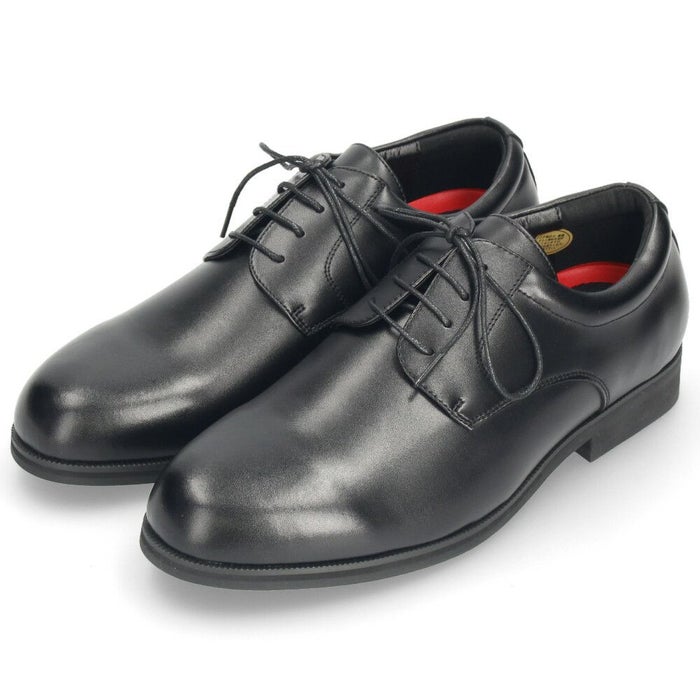 ビジネスシューズ 幅広 6E ウォーカブル メンズ 革靴 紳士靴 WALKABLE 2091 2092 2093 大きいサイズ 通勤 リクルート プレーントゥ ラウンドトゥ ストレートチップ ローファー ブラック 外羽根