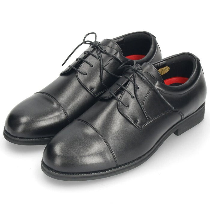 ビジネスシューズ 幅広 6E ウォーカブル メンズ 革靴 紳士靴 WALKABLE 2091 2092 2093 大きいサイズ 通勤 リクルート プレーントゥ ラウンドトゥ ストレートチップ ローファー ブラック 外羽根