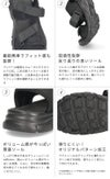 メンズ サンダル カジュアル 黒 かかと付き スポーツサンダル 軽量 歩きやすい 面ファスナー 調節可能 ブラック カーキ パレード 52101 Parade