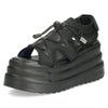 ヨースケ 厚底サンダル レディース ブラック 黒 スポーツサンダル ベルクロ スポサン YOSUKE 2710021