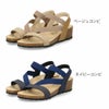 サンダル レディース おしゃれ ウェッジソール ヒール 5cm 疲れない 歩きやすい カジュアル ストラップサンダル ベージュ ネイビー 1476 パレード Parade