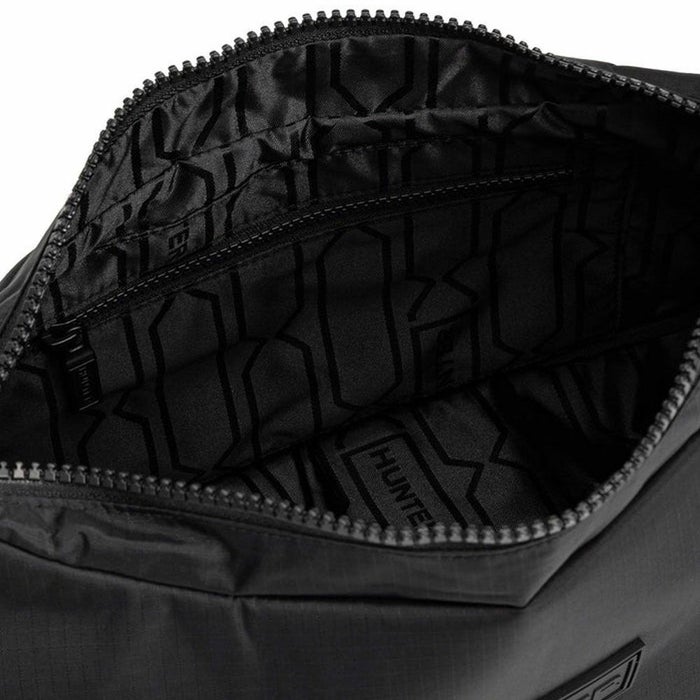 ハンター バッグ レディース メンズ トラベル ホーボー シリング HUNTER 3932 軽量 耐久性 黒 ブラック シルバー シンプル カジュアル