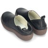 スリッポン レディース シューズ かかとが踏める 2WAY 防滑 靴 幅広 3E ブラック 黒 アイボリー ブラウン Parade パレード 51303