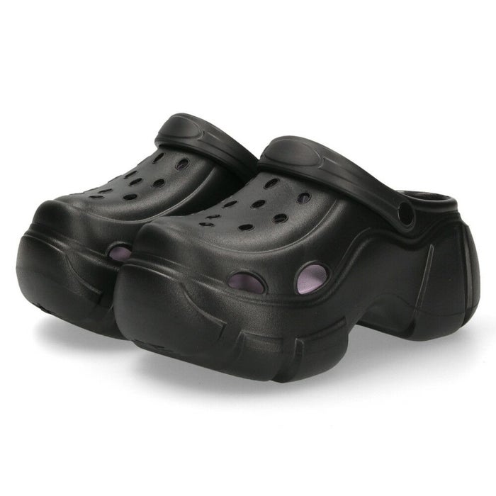 サンダル レディース おしゃれ 厚底 ヒール 黒 白 クロッグサンダル ブラック ホワイト チャンキーソール 51503 パレード Parade