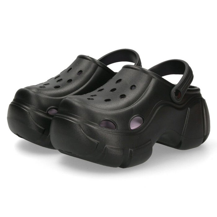 サンダル レディース おしゃれ 厚底 ヒール 黒 白 クロッグサンダル ブラック ホワイト チャンキーソール 51503 パレード Parade