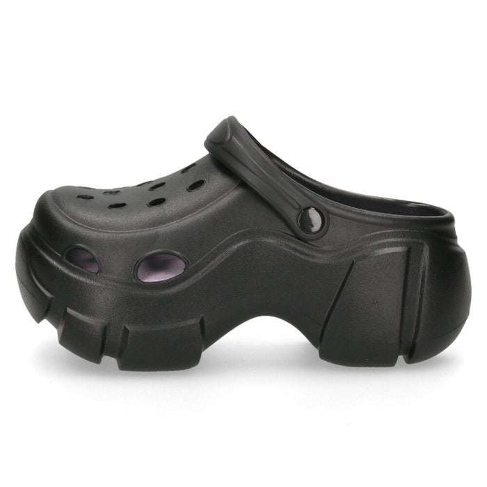 サンダル レディース おしゃれ 厚底 ヒール 黒 白 クロッグサンダル ブラック ホワイト チャンキーソール 51503 パレード Parade