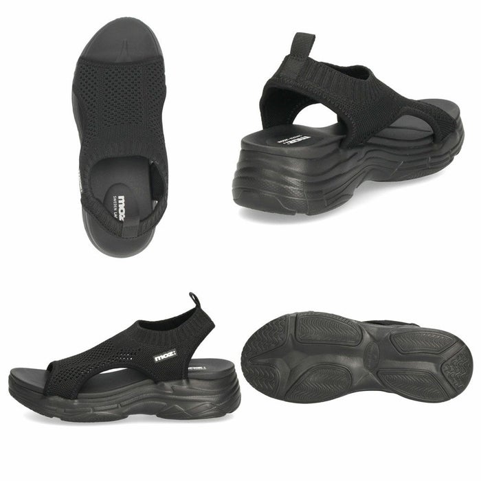 モズ サンダル レディース 厚底 51101 moz スポーツ カジュアル カバードサンダル 疲れにくい スポーティー スポサン メッシュ