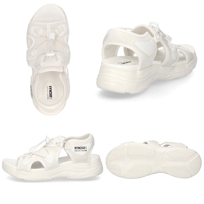 モズ サンダル レディース 厚底 51102 moz カジュアル スポーツ カバード コードサンダル ゴム紐 おしゃれ 疲れにくい スポサン