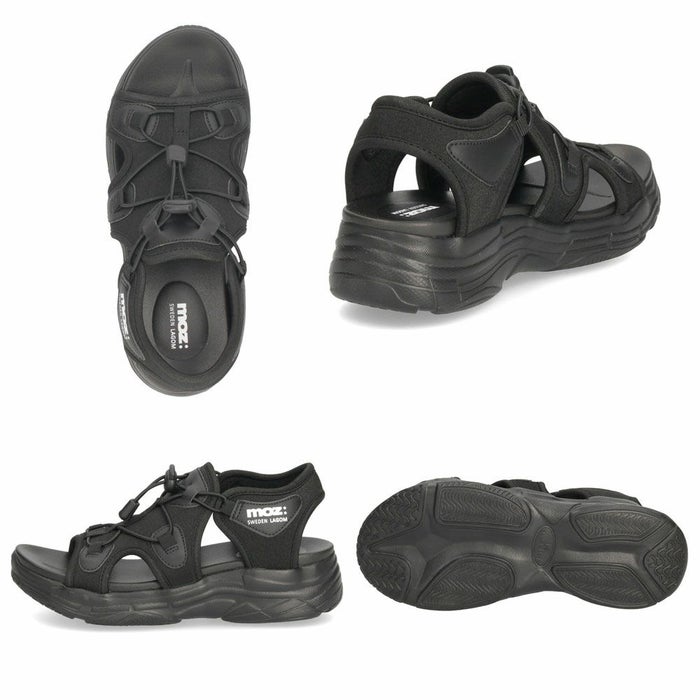 モズ サンダル レディース 厚底 51102 moz カジュアル スポーツ カバード コードサンダル ゴム紐 おしゃれ 疲れにくい スポサン