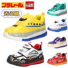 光る靴 プラレール トミカ スニーカー キッズ 新幹線 電車 車 自動車 ドクターイエロー はやぶさ つばさ パトカー 消防車 子供靴 ベルクロ 軽量 フラッシュシューズ PLARAIL 16312 16313 16314 16328 10693 10694