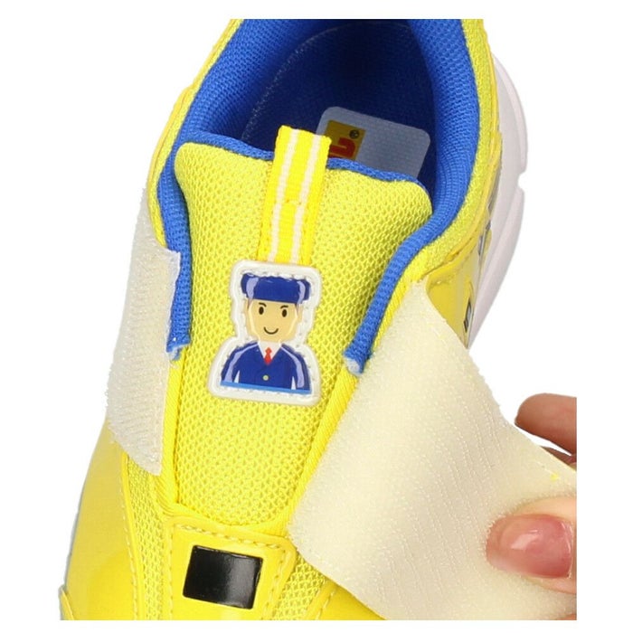 プラレール スニーカー キッズ シューズ 新幹線 電車 子供靴 ドクターイエロー はやぶさ かがやき こまち マジックテープ ベルクロ 軽量 PLARAIL 16211 16210 16257 16258 16097 16096 16077 16129