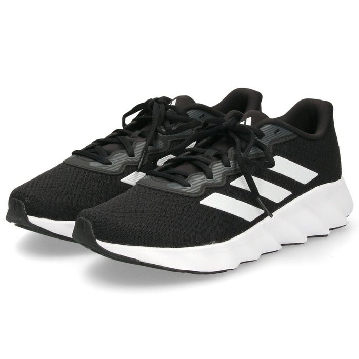 アディダス スニーカー メンズ カジュアル シューズ 黒 白 スイッチ ムーブ U ランニングシューズ ID5252 ID5253 ブラック ホワイト 靴 adidas 