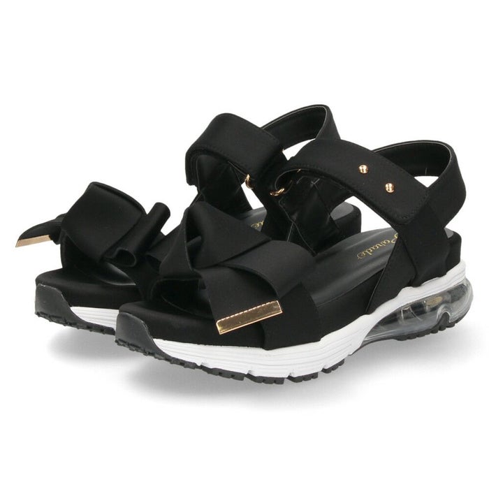 サンダル レディース 靴 スポーツサンダル 厚底 エアクッション ストラップ スポサン リボンデザイン 歩きやすい パレード 1083WK Parade