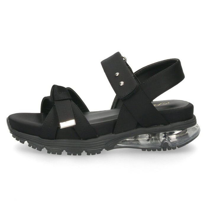 サンダル レディース 靴 スポーツサンダル 厚底 エアクッション ストラップ スポサン リボンデザイン 歩きやすい パレード 1498WK Parade