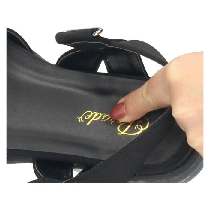 サンダル レディース 靴 スポーツサンダル 厚底 エアクッション ストラップ スポサン リボンデザイン 歩きやすい パレード 1498WK Parade