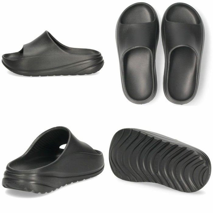 サンダル レディース 厚底 疲れない つっかけ 黒 スライドサンダル ブラック ベージュ 軽量 EVA コンフォート 履きやすい 51501 パレード Parade