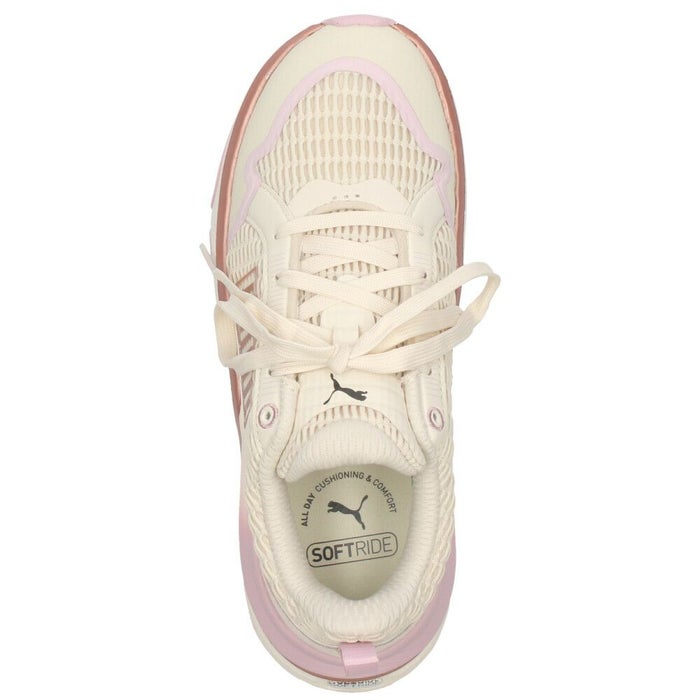 プーマ スニーカー レディース 厚底 ランニングシューズ ソフトライド SOFTRIDE ディバイン メタル 310167 04 アルペンスノー 靴 PUMA