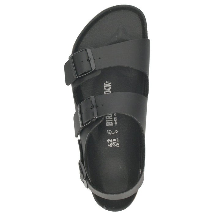 ビルケンシュトック ミラノ BS メンズ サンダル フットベッド ストラップ レギュラー ブラック BIRKENSTOCK Milano BS 1024997