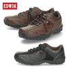 メンズ カジュアルシューズ スニーカー 靴 低反発 快適 歩きやすい  デイリーユース ブラック ブラウン EDWIN エドウィン EDM-6100