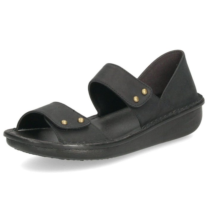 サンダル レディース 疲れない 本革 厚底 コンフォートサンダル 幅広 甲高 軽量 ローヒール 黒 8868 かかとが踏める 2way ミュール オープントゥ レザー ニコ 靴 NICO 日本製