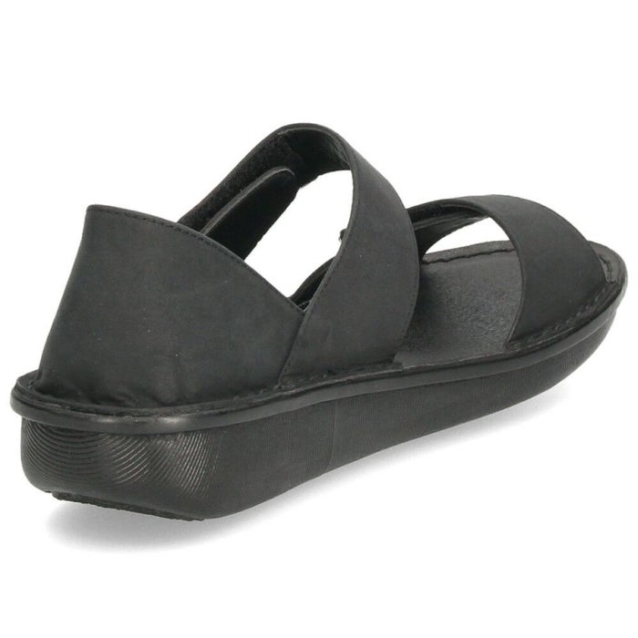 サンダル レディース 疲れない 本革 厚底 コンフォートサンダル 幅広 甲高 軽量 ローヒール 黒 8868 かかとが踏める 2way ミュール オープントゥ レザー ニコ 靴 NICO 日本製