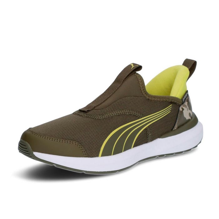 プーマ キッズ スニーカー スリッポン イーズイン 手を使わず脱ぎ履き クルーズ プロフォーム イーズ イン カモ JR 400944 PUMA Cruise PROFOAM EASE IN Camo JR